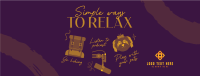 Cute Relaxation Tips Facebook Cover Image Preview