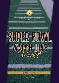 Super Bowl Live Flyer