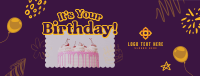 Kiddie Birthday Promo Facebook Cover Design