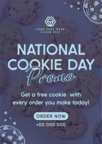 Cookie Day Discount Poster