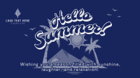 Vintage Summer Greeting Animation