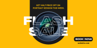 Flash Sale Camera Lens Twitter Post