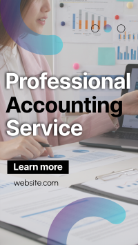 Professional Accounting Service TikTok Video Design