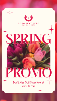 Contemporary Spring Promo Facebook Story