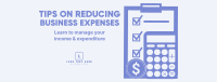 Reduce Expenses Facebook Cover