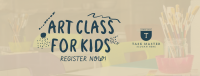 Art Class For Kids Facebook Cover Image Preview