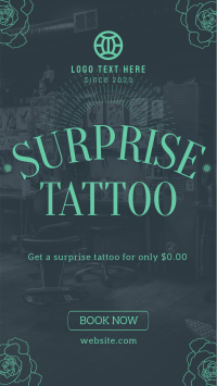 Simple Tattoo Shop TikTok Video