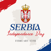 Serbia National Day Instagram Post