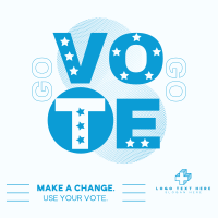 Vote for Change Instagram Post