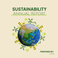 Sustainability Annual Report Instagram Post