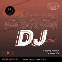 Seasoned DJ for Events Instagram Post