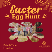 Fun Easter Egg Hunt Instagram Post Design