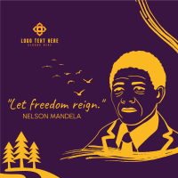 Nelson Mandela  Freedom Day Instagram Post