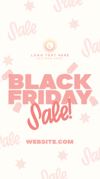 Typographic Black Friday Instagram Reel Image Preview