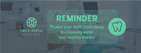 Dental Reminder Facebook Cover Image Preview