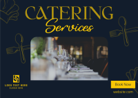 Catering Business Promotion Postcard