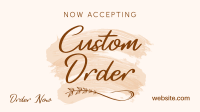 Brush Custom Order Facebook Event Cover