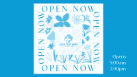 Open Flower Shop Animation