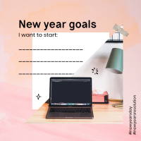 New Year Goals Instagram Post Image Preview