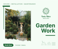 Garden Work Facebook Post