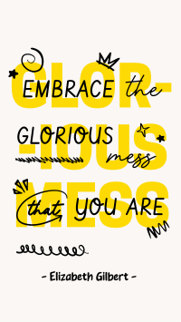 Positive Doodle Quote Instagram Reel