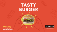 Burger Home Delivery Facebook Event Cover