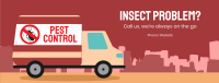 Pest Control Truck Facebook Cover