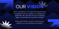 Corporate Our Vision Twitter Post Design