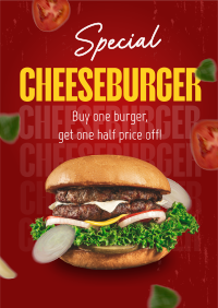 Special Cheeseburger Deal Flyer