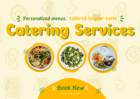 Quirky Catering Services Postcard