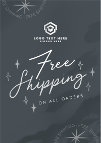 Sleek Shipping Flyer