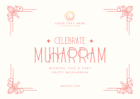 Bless Muharram Postcard
