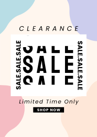 Clearance Sale Poster