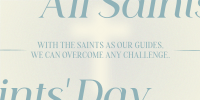 All Saints' Day Quote Twitter Post