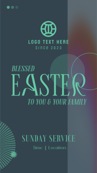 Easter Sunday Service Instagram Reel Image Preview