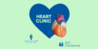 Heart Clinic Twitter Post