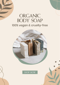 Organic Body Soap Flyer