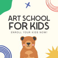 Art Class For Kids Instagram Post Image Preview