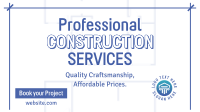 House Construction Service Animation