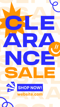 Clearance Sale Scribbles Instagram Story