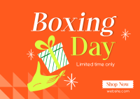 Boxing Day Offer Postcard
