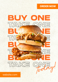 Burger Day Promo Poster