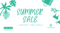 Fashion Summer Sale Facebook Event Cover Design