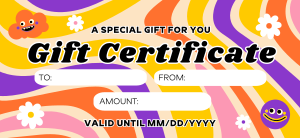 Hippy Era Gift Certificate Image Preview