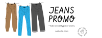 Three Jeans Facebook Cover Design
