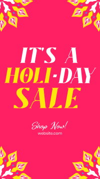 Holi-Day Sale Instagram Story