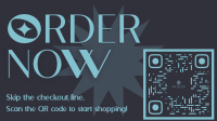 QR Scan Order Facebook Event Cover Design