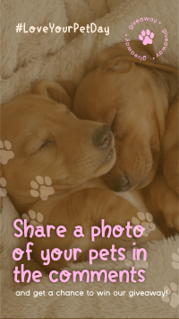 Love Your Pet Day Giveaway Instagram Reel Image Preview