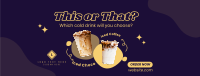 Choose Your Drink Facebook Cover Design