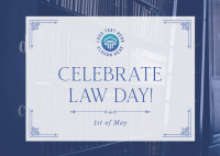 Formal Law Day Postcard